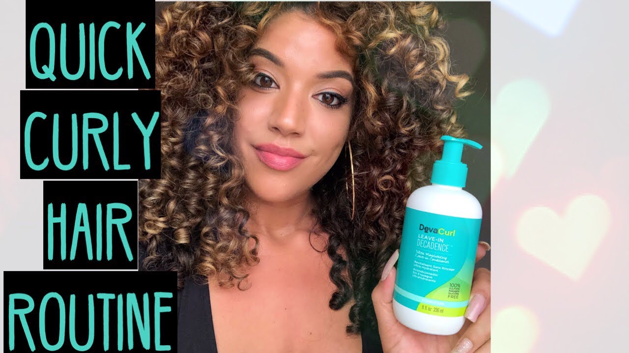 DevaCurl Routine Using the NEW Leave In Decadence Conditioner