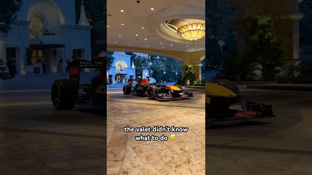 don&rsquo;t mind us requesting an early check in 😏 #LasVegasGP #f1lasvegas #f1 #lasvegas