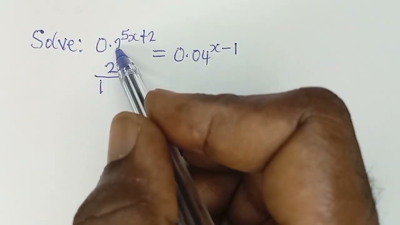 Tricky Indicial Equation|| Learn Two Methods of Solving it.