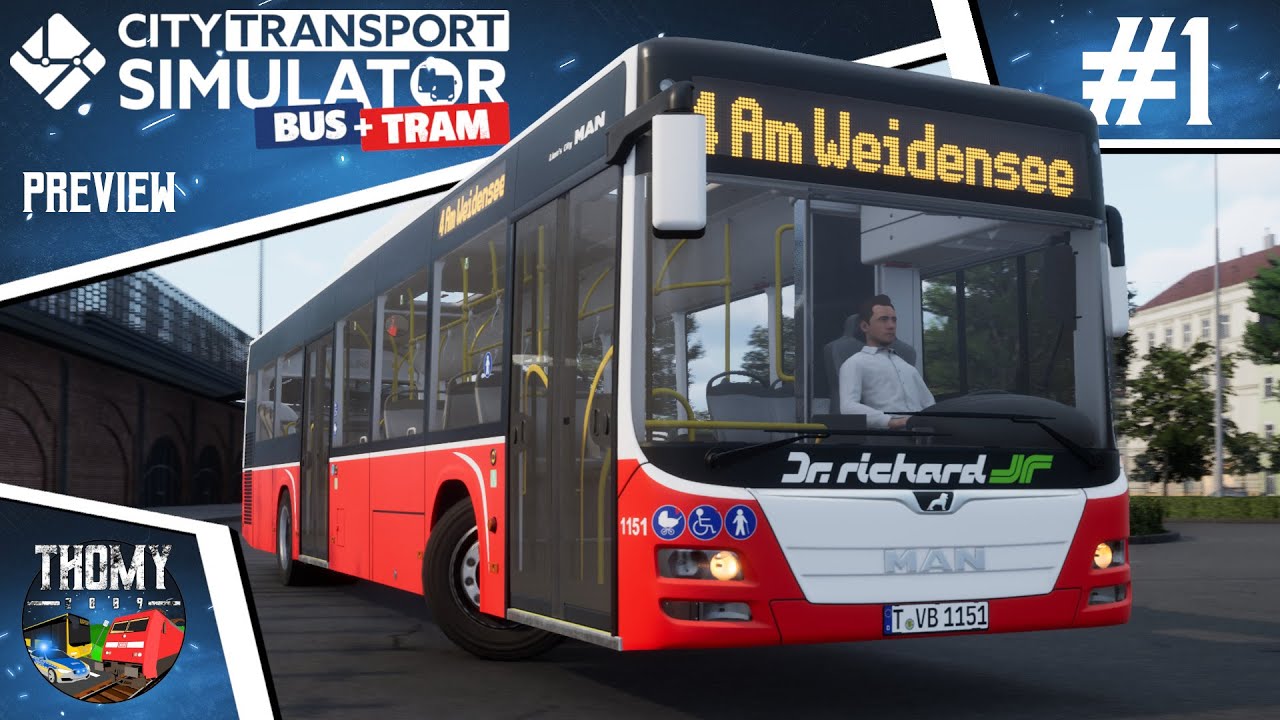 City Transport Simulator: Bus + Tram 🚌 #1 - Wir schauen uns den NEUEN Bus Simulator an! 😍 | PREVIEW