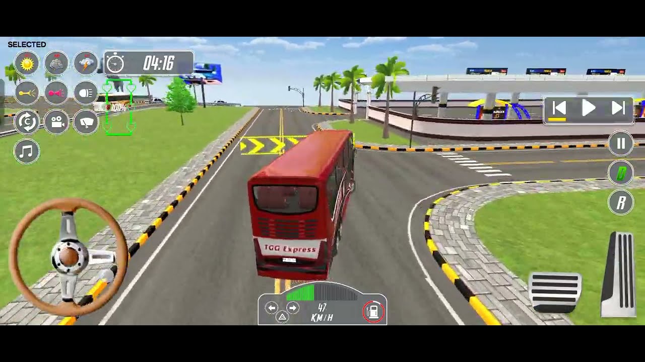 Drive Bus and explore the city and check your driving skills.