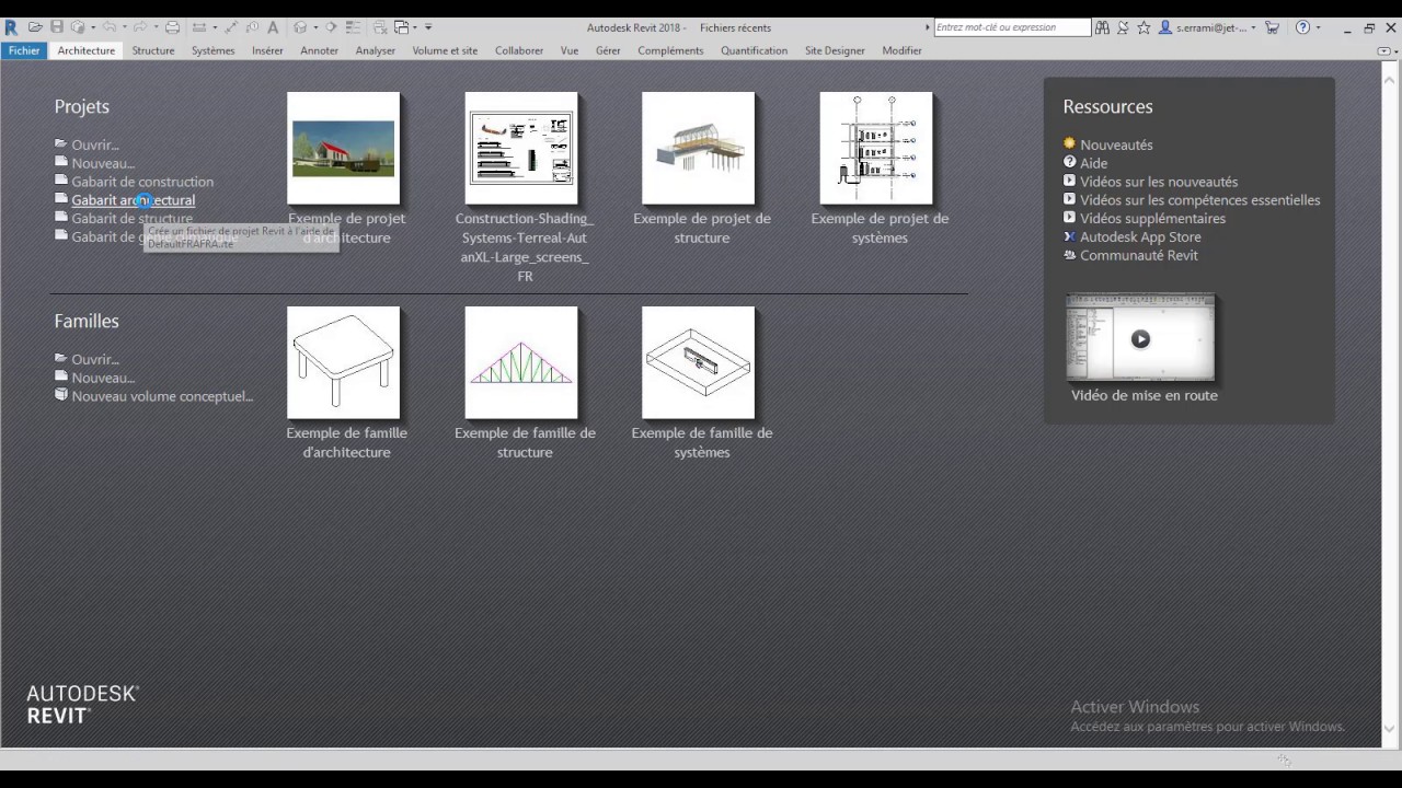 Revit: Templates and families not installed
