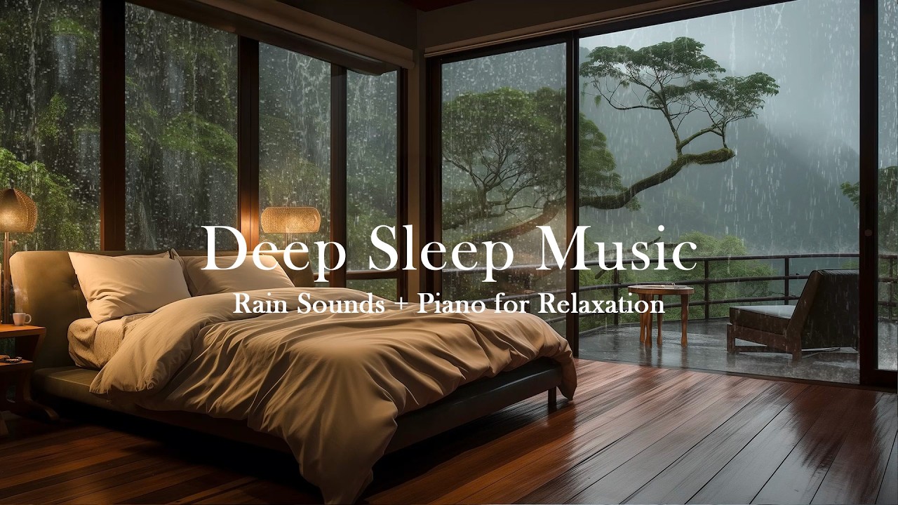 Soft Piano and Rain Audio for Insomnia Nights — Calm Your Nervous System