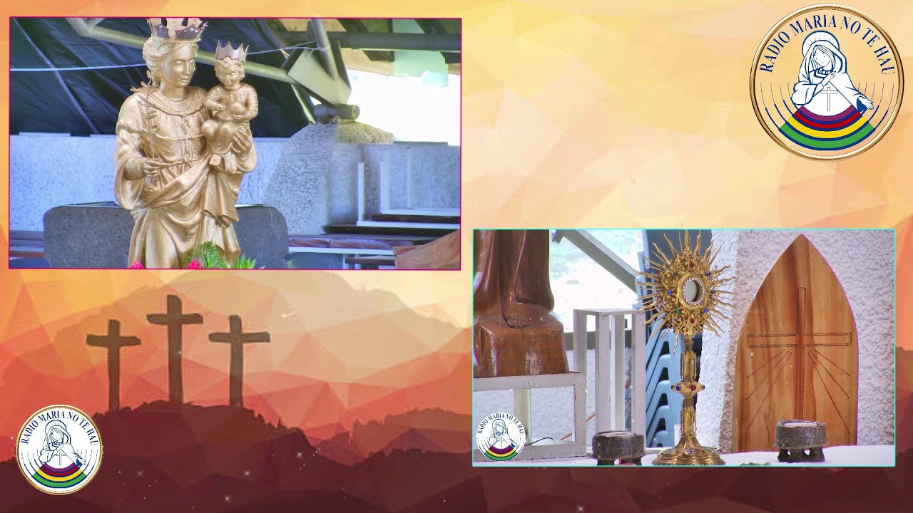🙏🌹🙏🌹 Offie suivie de l'Adoration du Saint Sacrement en Direct de Maria No Te Hau

FM 93.8 - FM 9