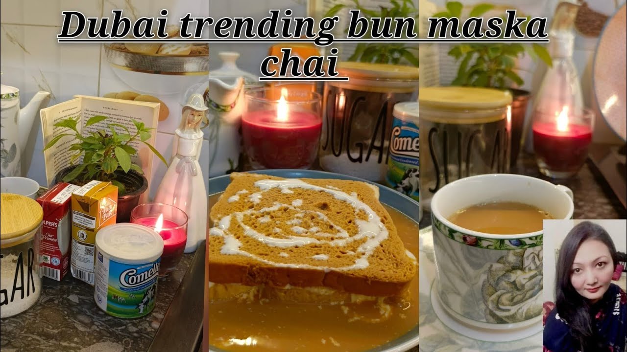 Dubai trending bun maska chai || creamy nostalgic breakfast 