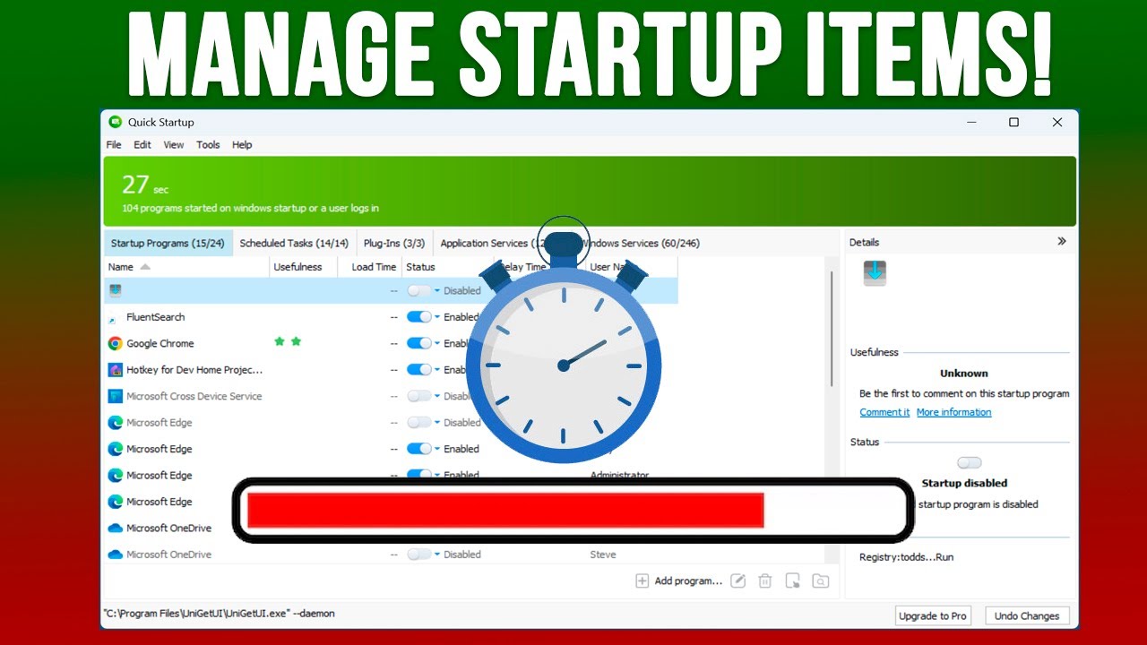 Speed Up Your PC by Managing Startup Apps & Services (Quick Startup Tutorial)