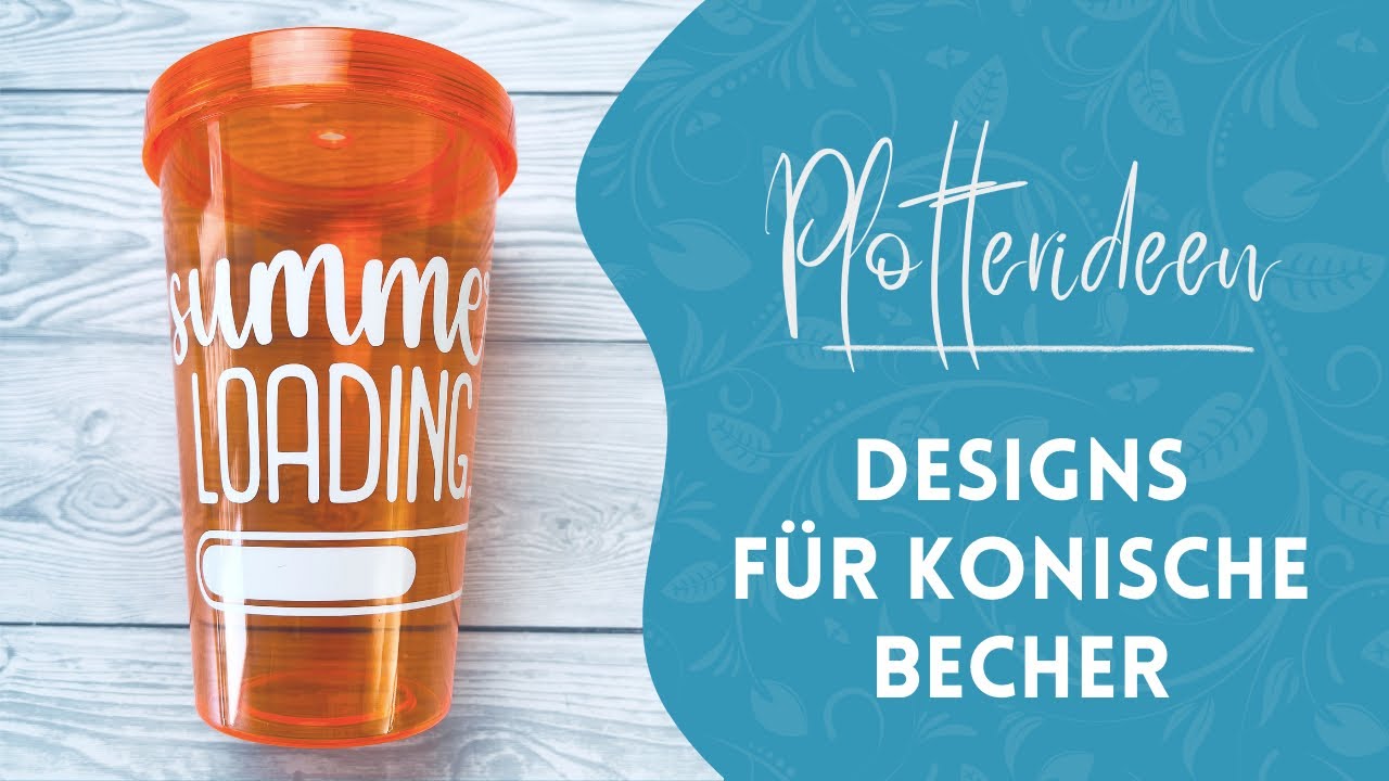 Designs für konische Becher erstellen