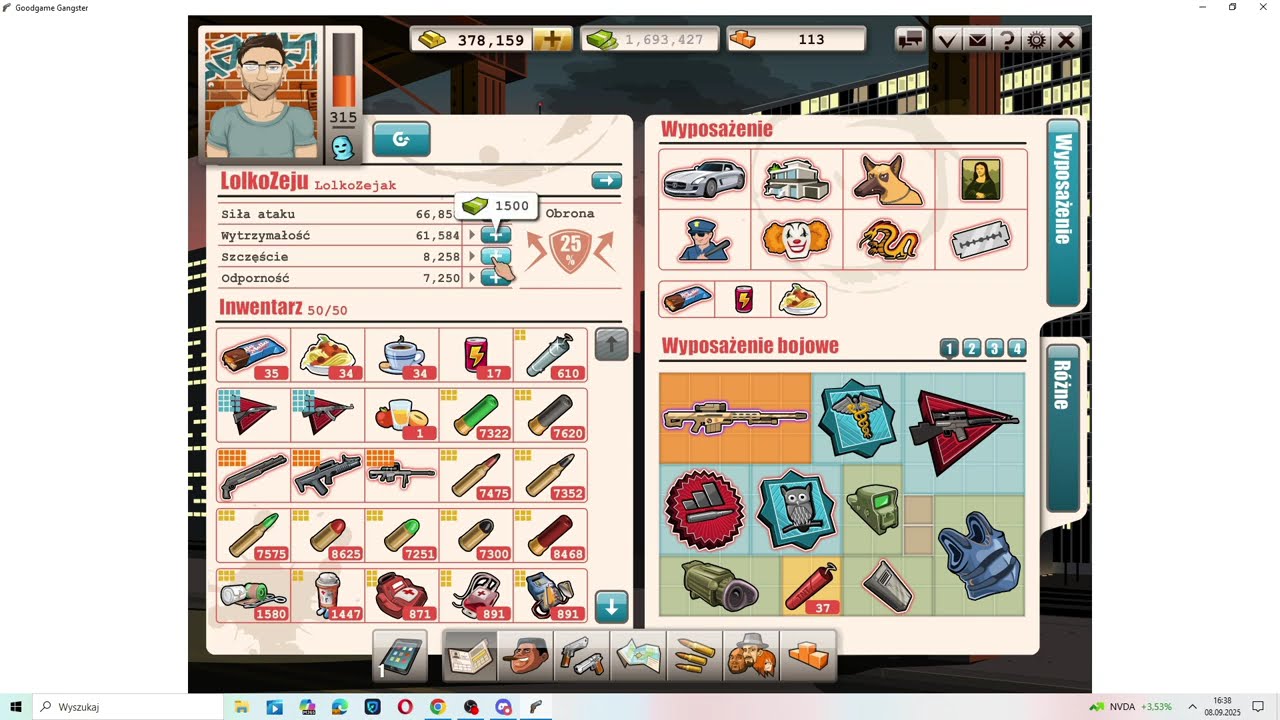 Spending 1250 Powerbars | Goodgame Gangster