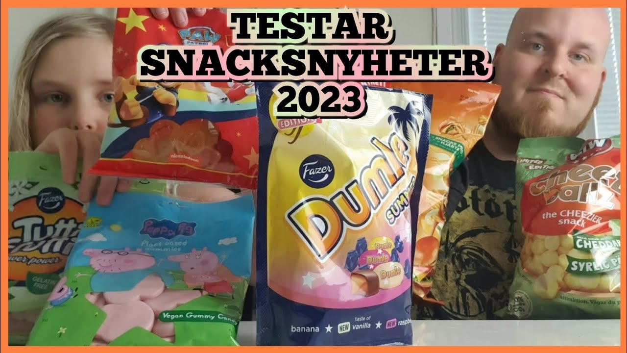 TESTAR SNACKSNYHETER 2023