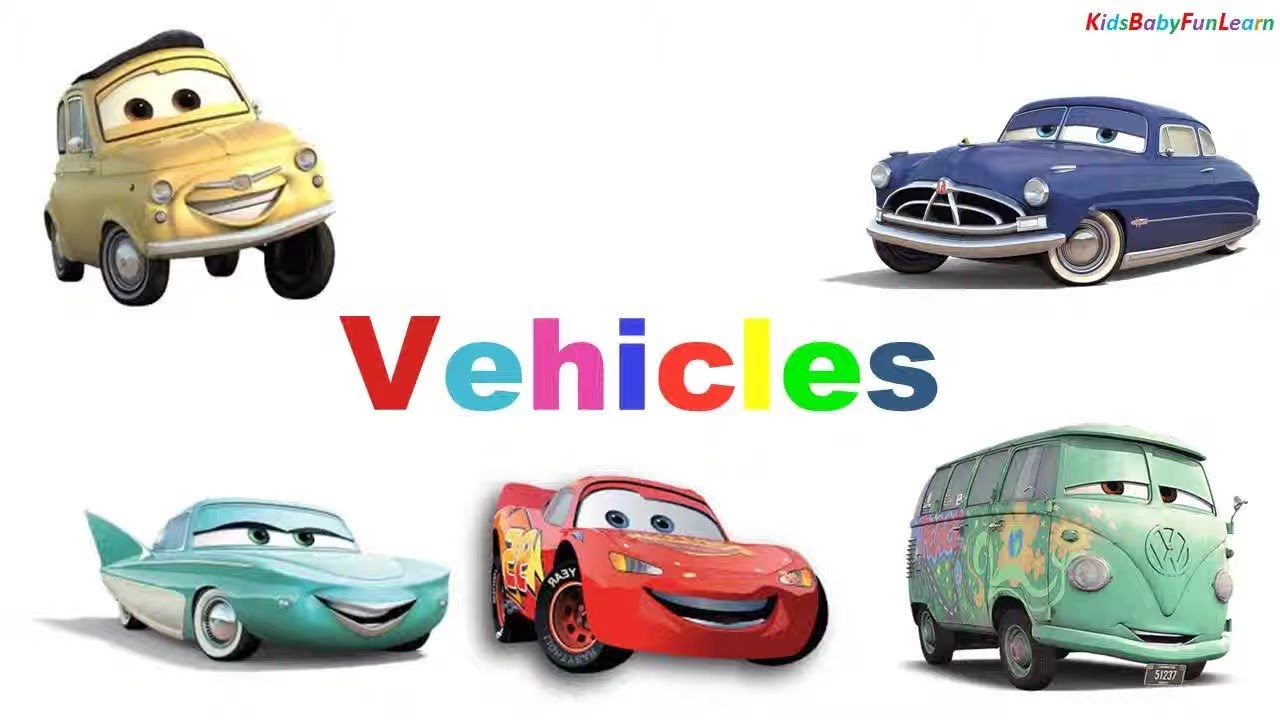 🚘 Vehicles Vocabulary | English Learning for Children