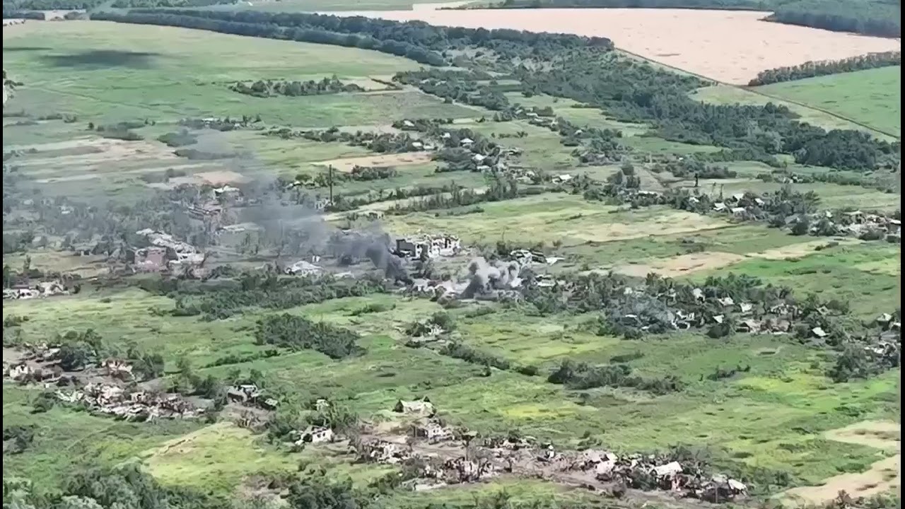 Ukraine war, 93rd brigade Ukrainian armed forces destroying Russian armored group with artillery