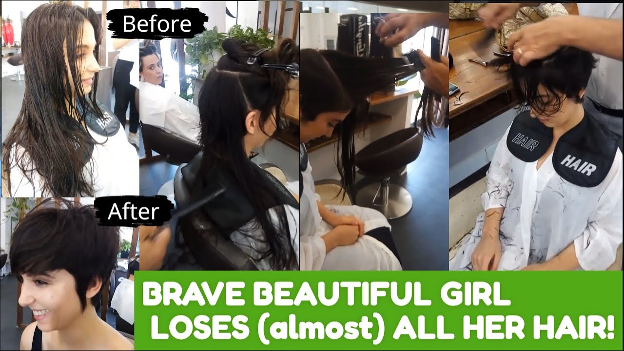 THE PIXIE QUEEN! 👑 Watch Her Beautiful Hair Disappear!