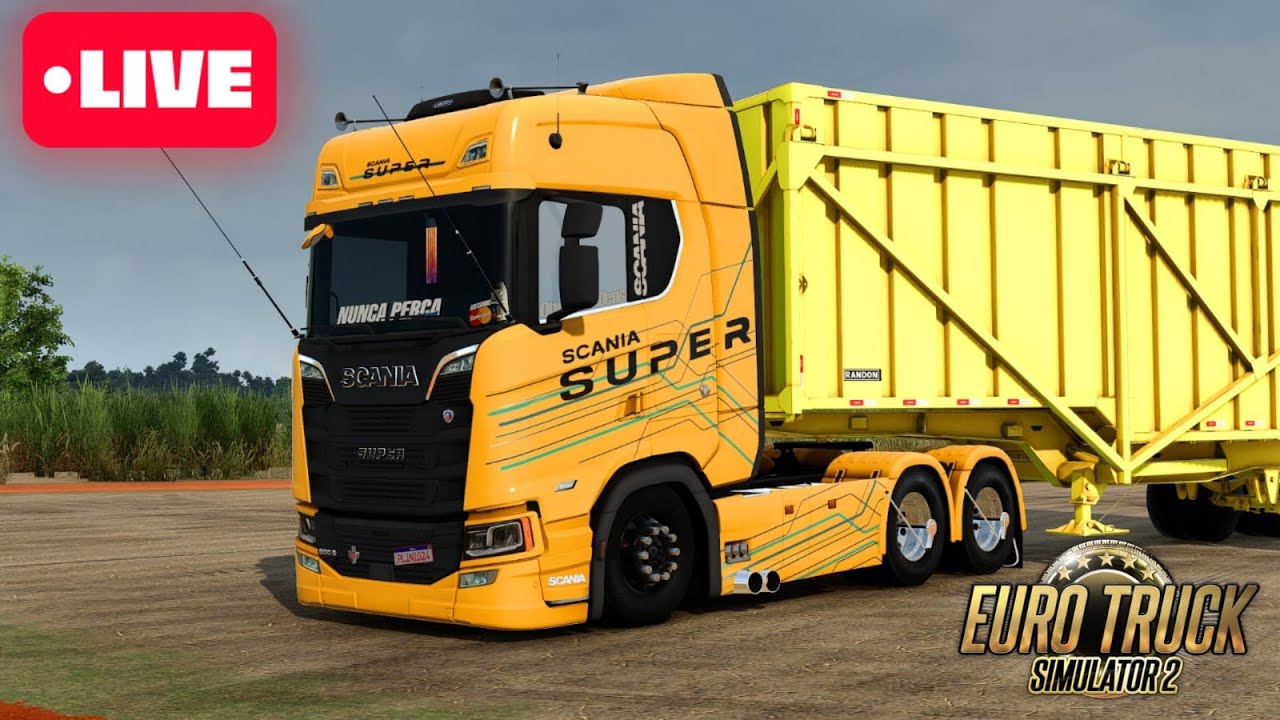 ETS 2 1.57 SCANIA SUPE NO CANAVIEIRO PESADO #eurotrucksimulator2