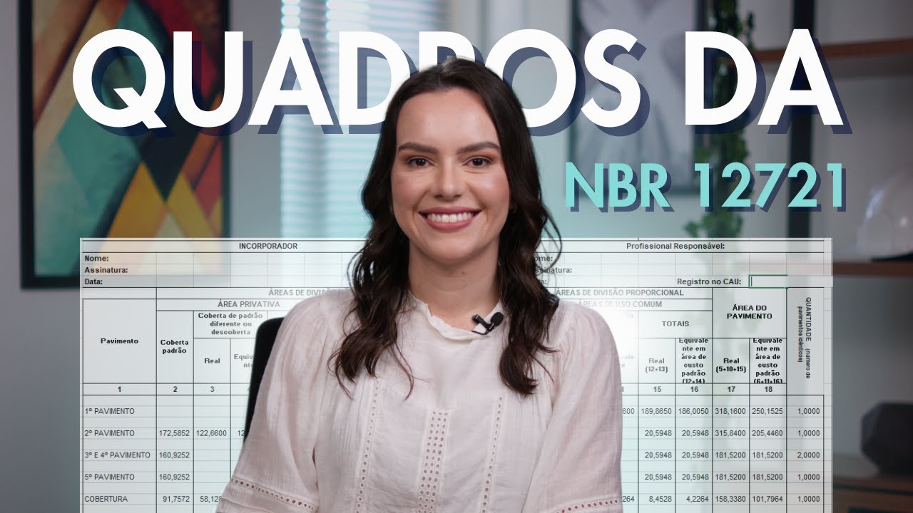 QUADROS DA NBR 12721