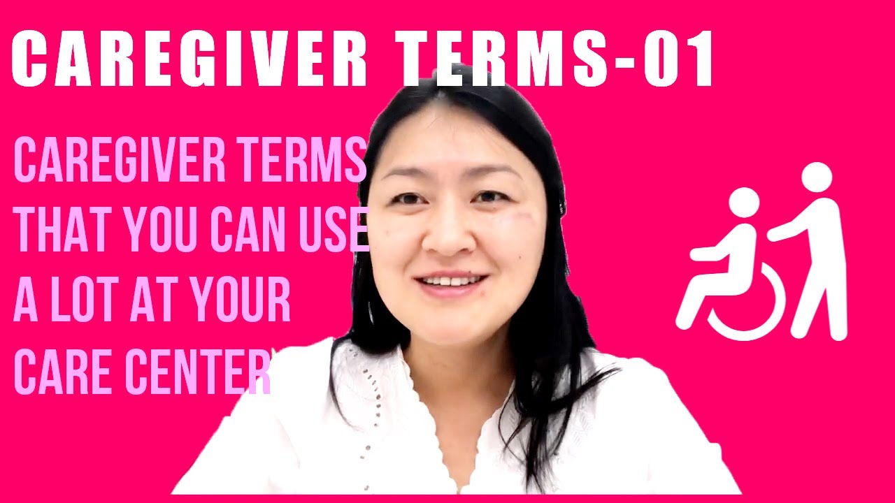 Caregiver Terms that you can use at your care center in Japan 01