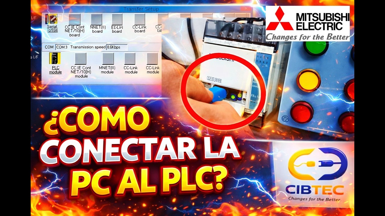 Como conectarse a los PLC de Mitsubishi Electric