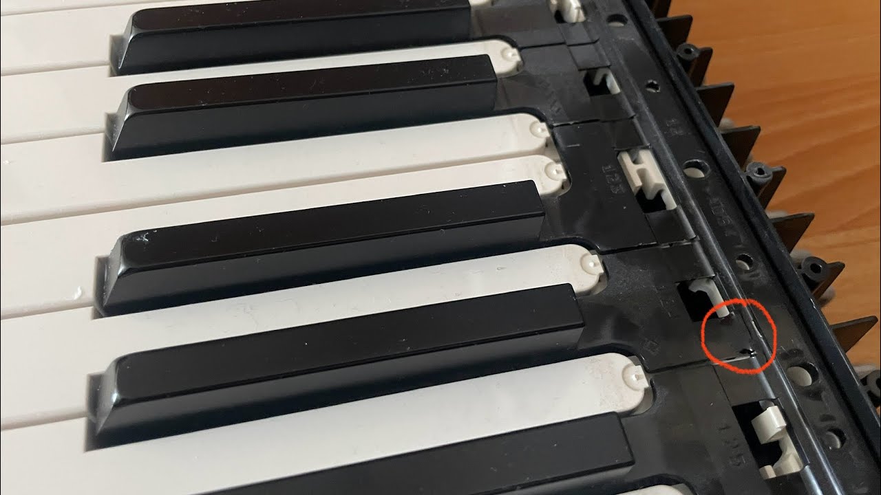 Клавиатура Yamaha P45 разбор