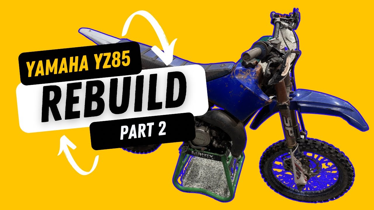 $500 2019 Yamaha YZ85 Rebuild: Part 2 Fork Disassembly