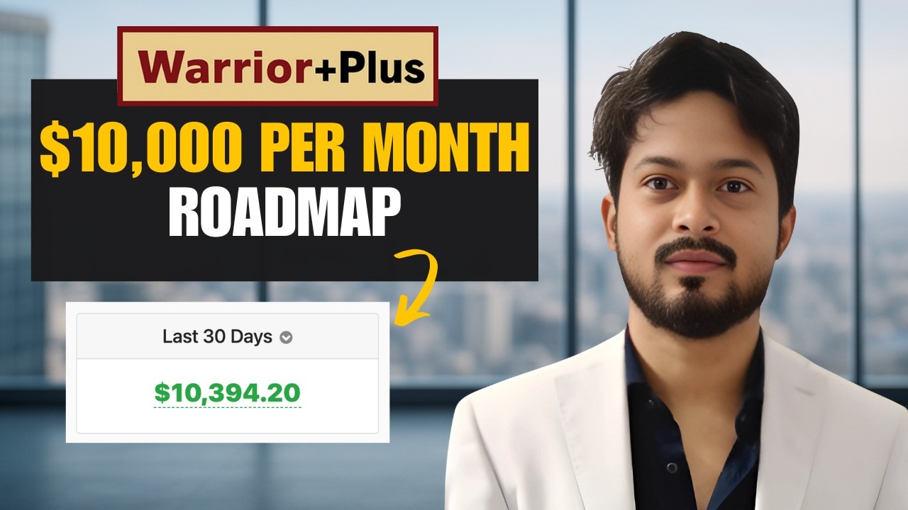 $10,000 Per Month Affiliate Marketing Roadmap | Warrior Plus Live Earning Proof for (USA) US Citizen
