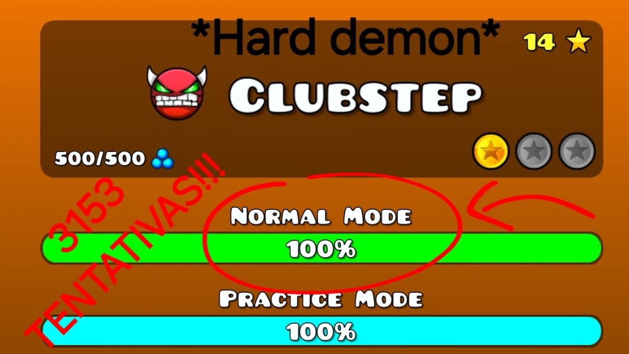 Clubstep 100% (3153 tentativas + reação)