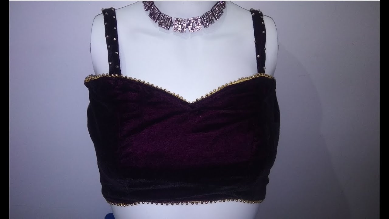 Sweetheart Blouse Cutting and Stitching | Tube Top Blouse | Modern Blouse Design | Model Blouse .