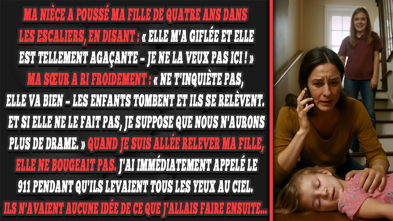 Ma fille tombe, ils rient. J'appelle le 911. Leur indifférence les a détruits.