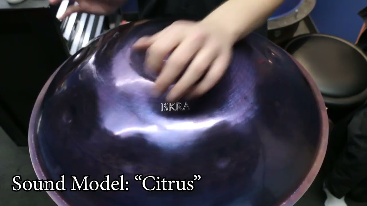 Iskra Handpan (2022) - Citrus - New Look for 2022 Iskras!