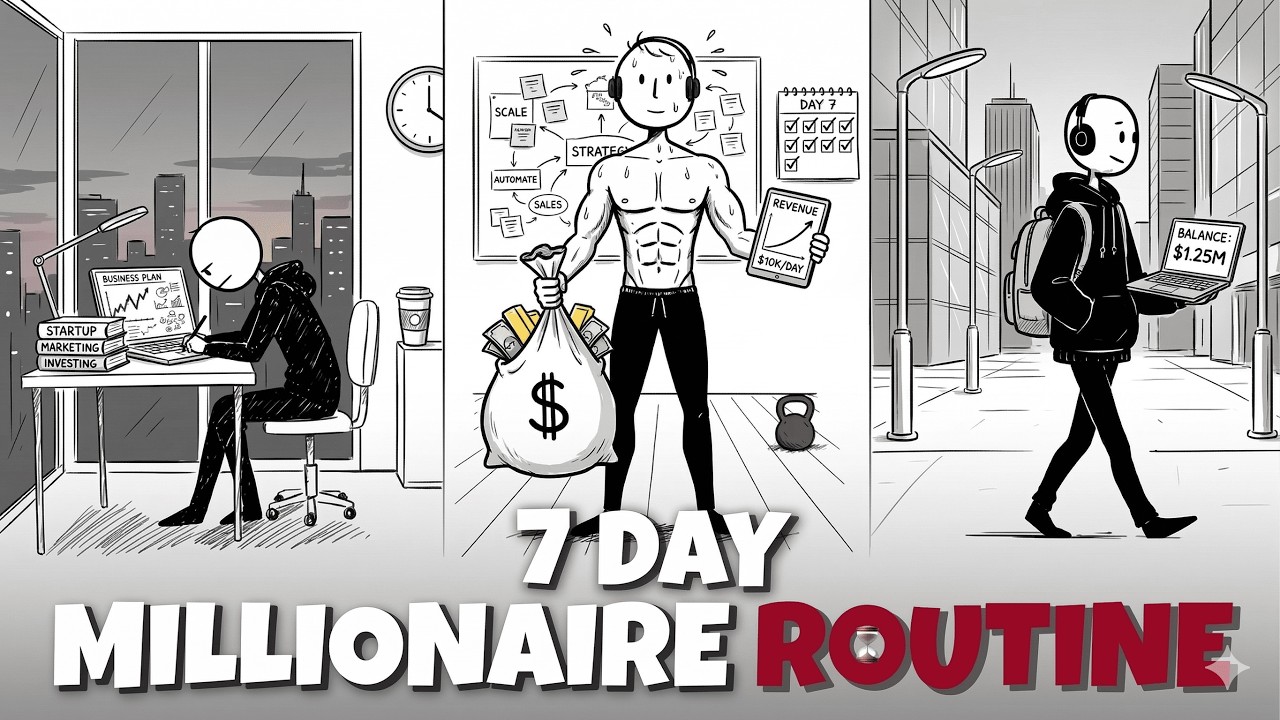 I Tried the 19-Year-Old Millionaire Student Routine for 7 Days ⏱️