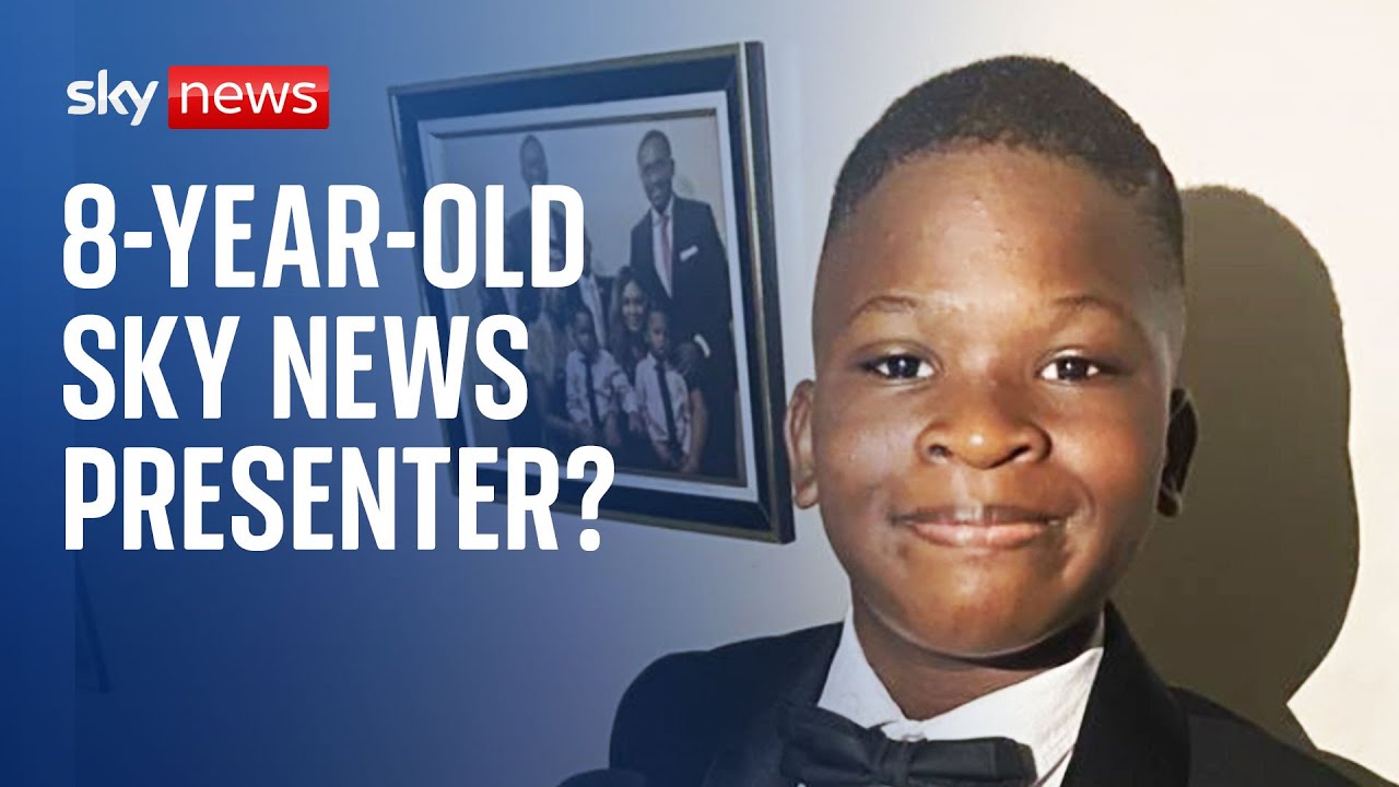 Schoolboy goes viral dressed as Sky News journalist for careers day