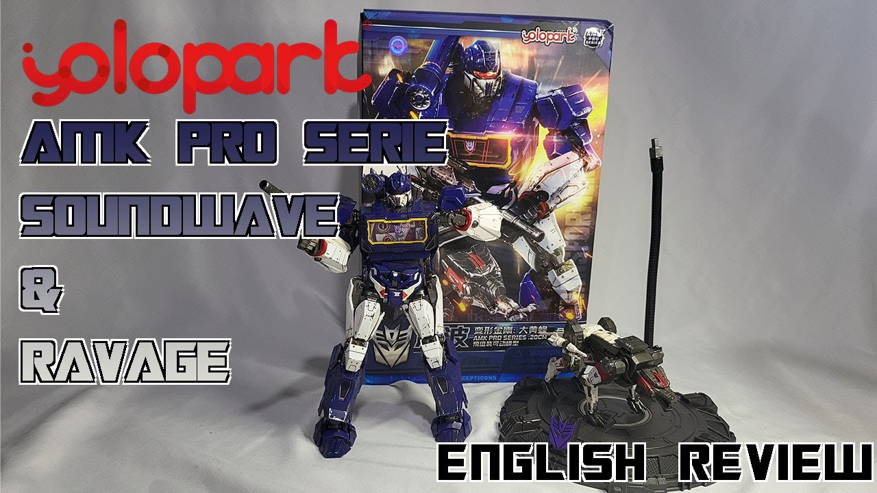 Video Review - Yolopark - Amk Pro Serie - Bumblebee Movie - Soundwave & Ravage