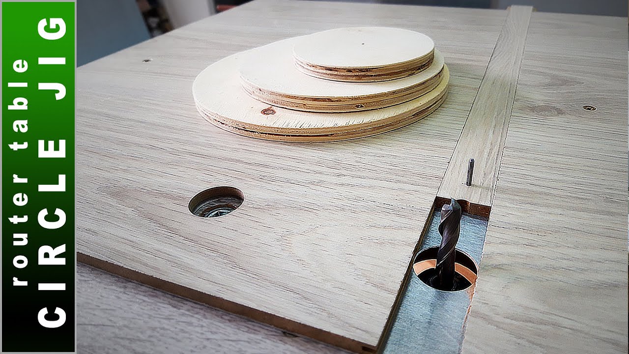 🟢 DIY Router Table Circle Jig - Circle Cutting Jig for Router