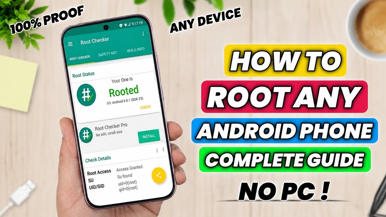 How To Root Any Android Device Easily 2026 | Android 16, 15 | Install Magisk