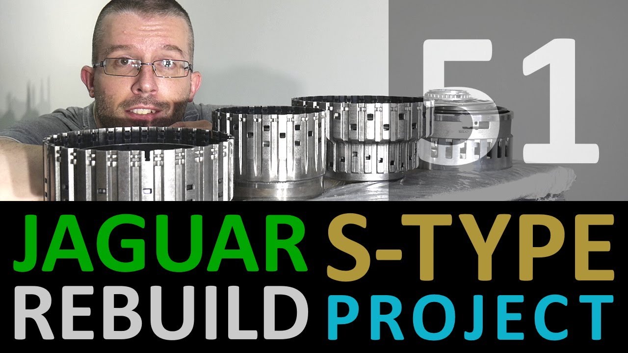 Jaguar S-Type Restoration [51] ZF 6HP26 Gearbox TEARDOWN (7) A, B & C/D Pistons [2020-10-12]