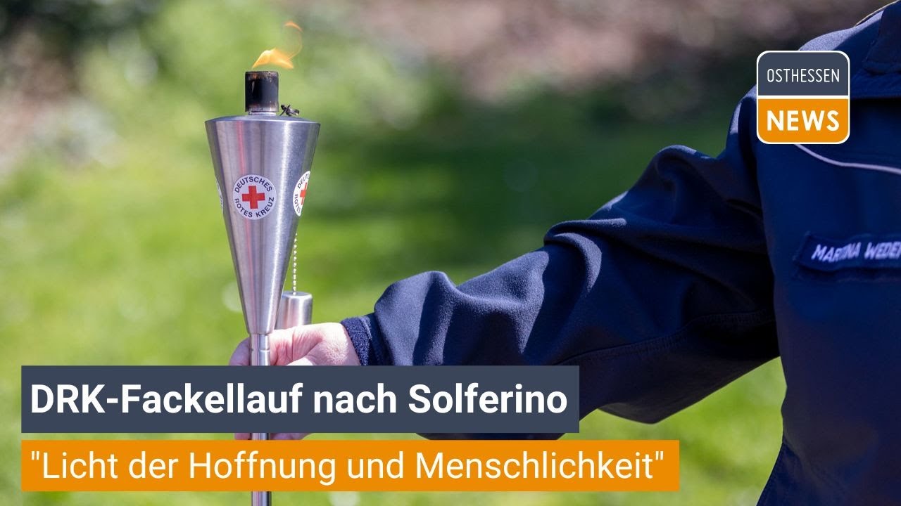 FULDA: DRK-Fackellauf nach Solferino