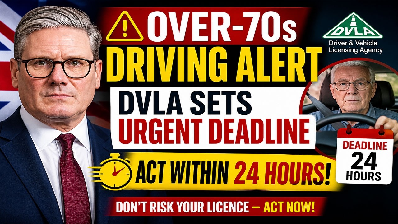 ⚠️ Over 70s Driving Alert DVLA Sets Urgent Deadline &ndash; Act Within 24 Hours!