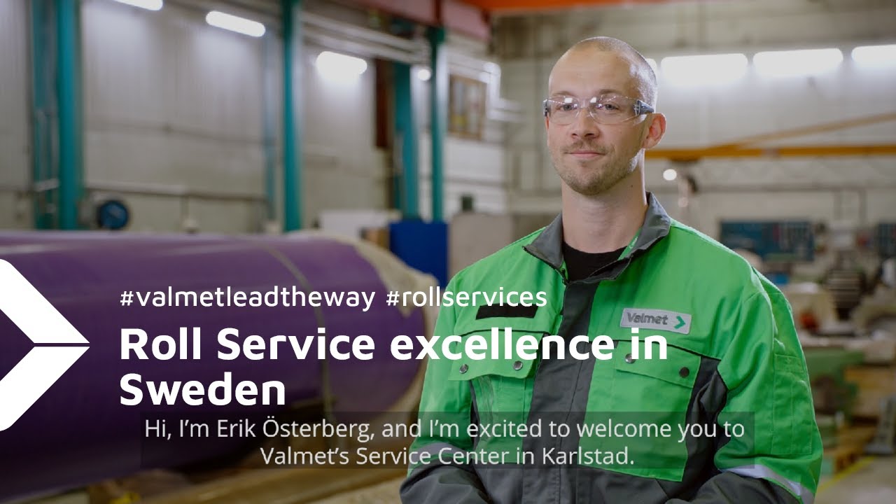 Explore Valmet’s Roll Service Centers in Karlstad and Borlänge