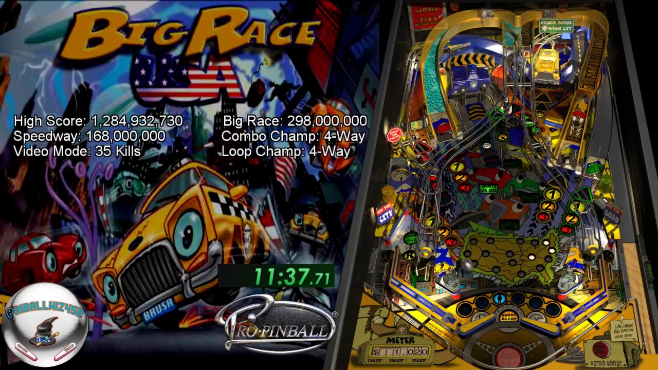 Pro Pinball: Big Race USA - 1,384,276,980 Points