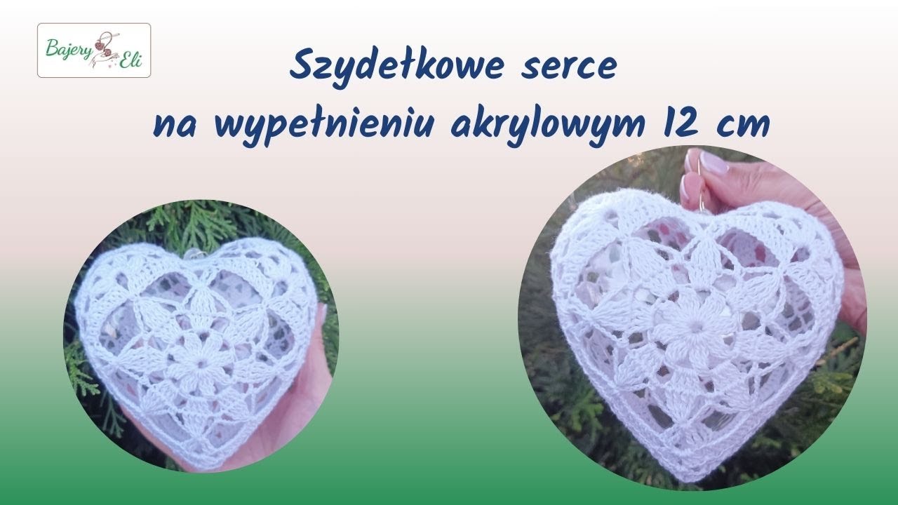 #szydełkowaniebajeryeli Jak zrobić serce na szydełku krok po kroku /Crochet heart