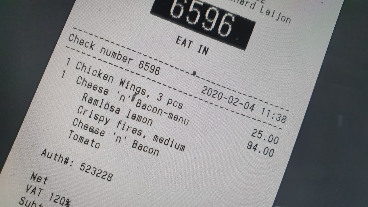 Business meal expenses in Sweden are highly limited due to Swedish TAX law!