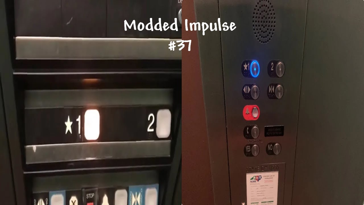 1514. NEWLY MODERNIZED Dover Impulse Hydraulic Elevator at The McKnitt Building - Raleigh, NC