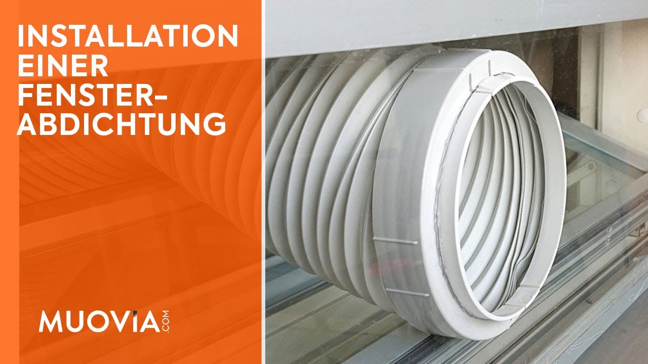 Installation einer Fensterabdichtung