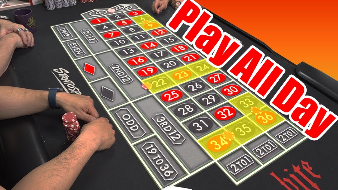 Only need $100 to Play All Day - Roulette Strategy
