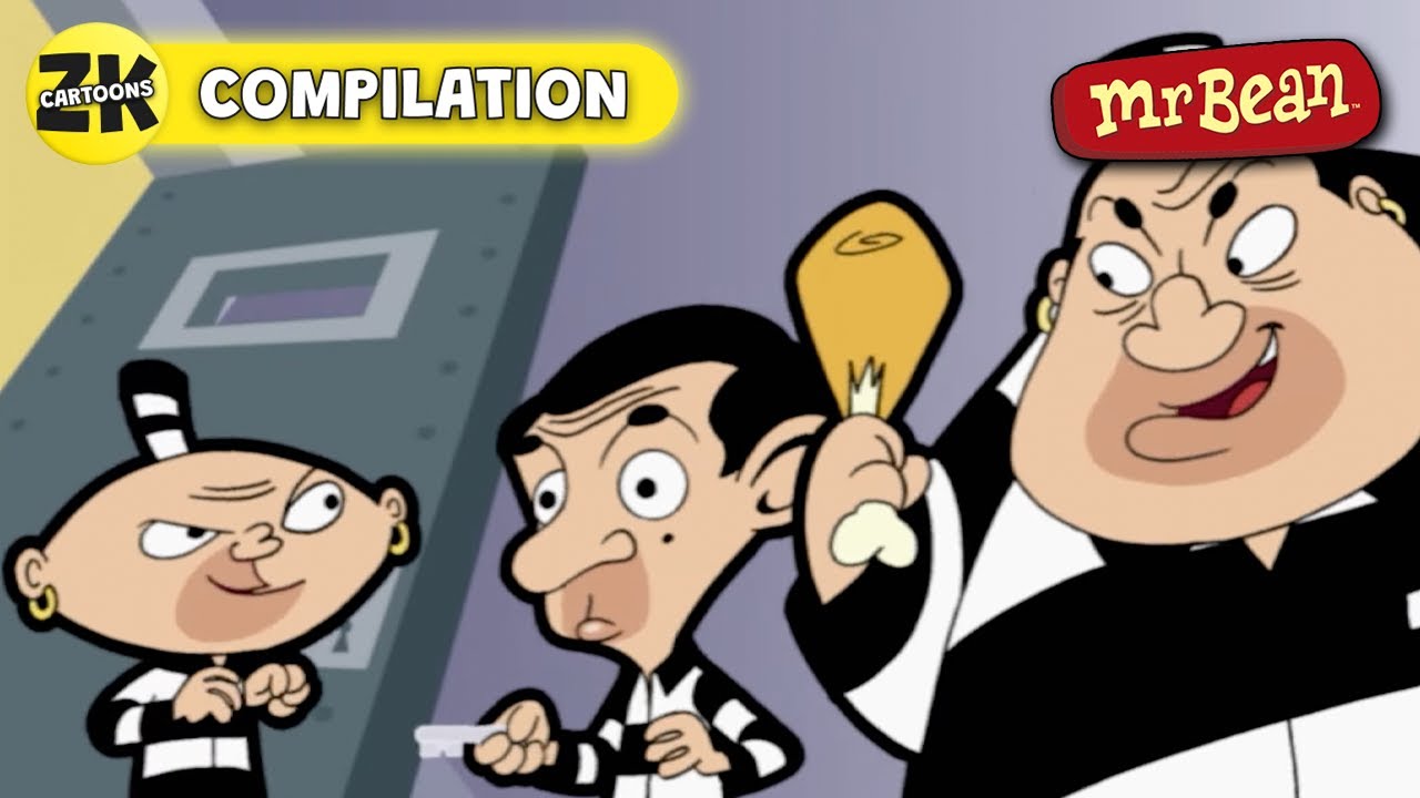 Prison Break: Mr. Bean's Escape! - Mr Bean Animated - Funny Clips - Cartoons for Kids