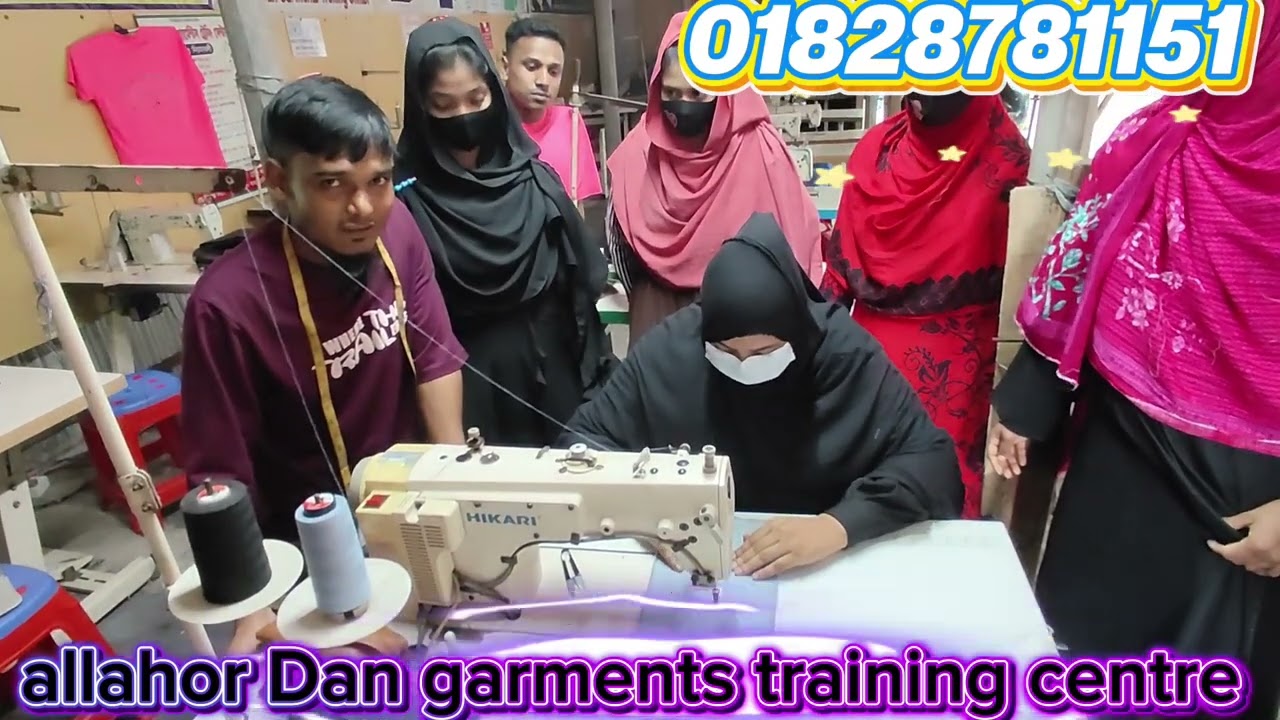 গার্মেন্টস ট্রেনিং সম্পর্কে ইন্টারভিউ চলছে