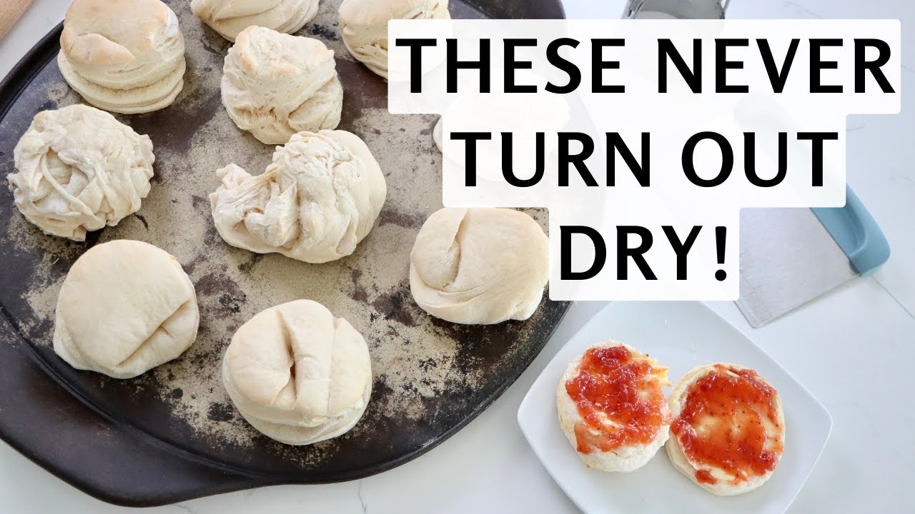 Soft & Fluffy Sourdough Biscuits | Easy Overnight Sourdough Biscuits Recipe