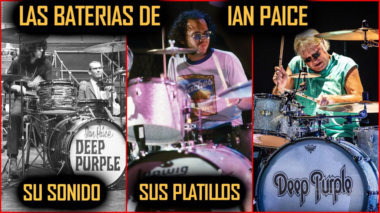 Las Baterias De Ian Paice Con Deep Purple (Desde 1968 Hasta 2023)
