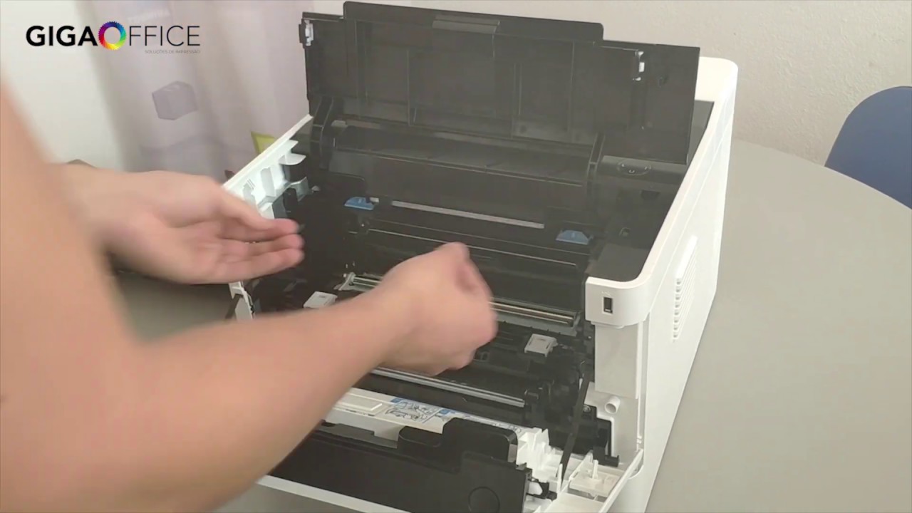 Como desencravar Kyocera Ecosys P2040 // Gigaoffice