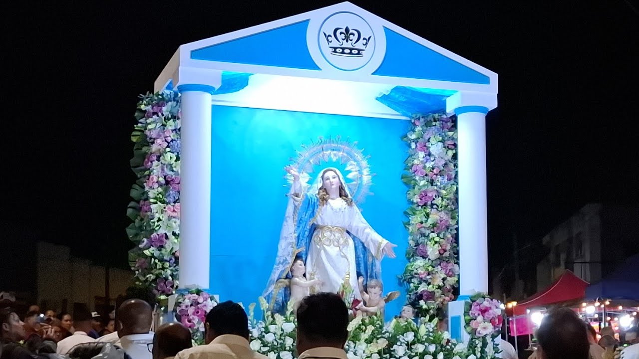 Bajada de la Virgen de la Asunción.  Barrio de Tlaxcala S.L.P. 1 de Agosto del 2024