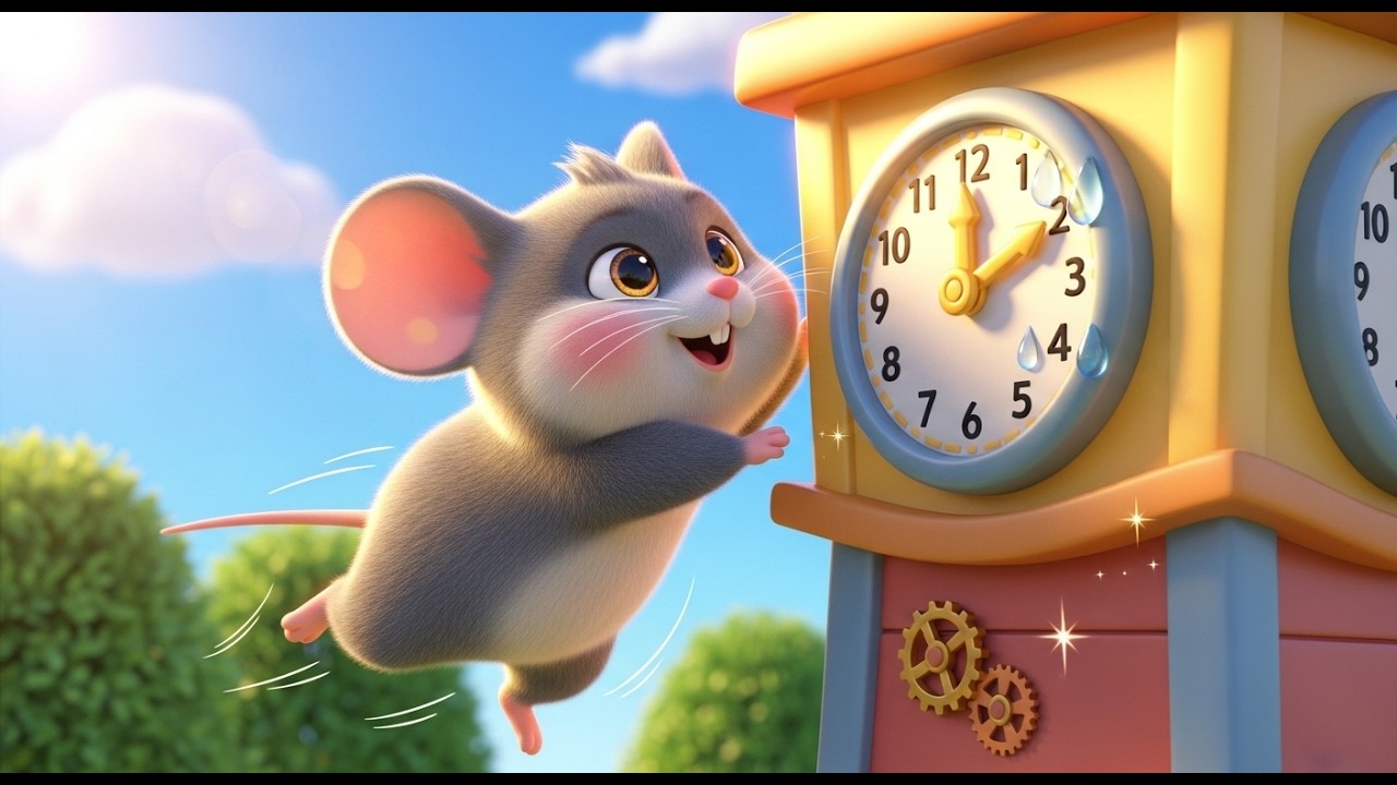 Little Mouse Races Against the Clock Tower | Fun Kids Adventure 🐭⏰