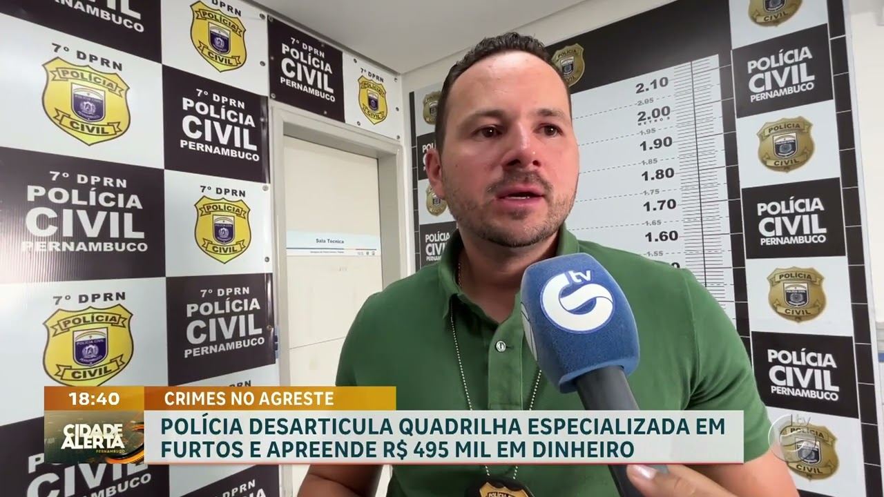 Polícia desarticula quadrilha especializada em furtos e apreende R$495 mil em dinheiro
